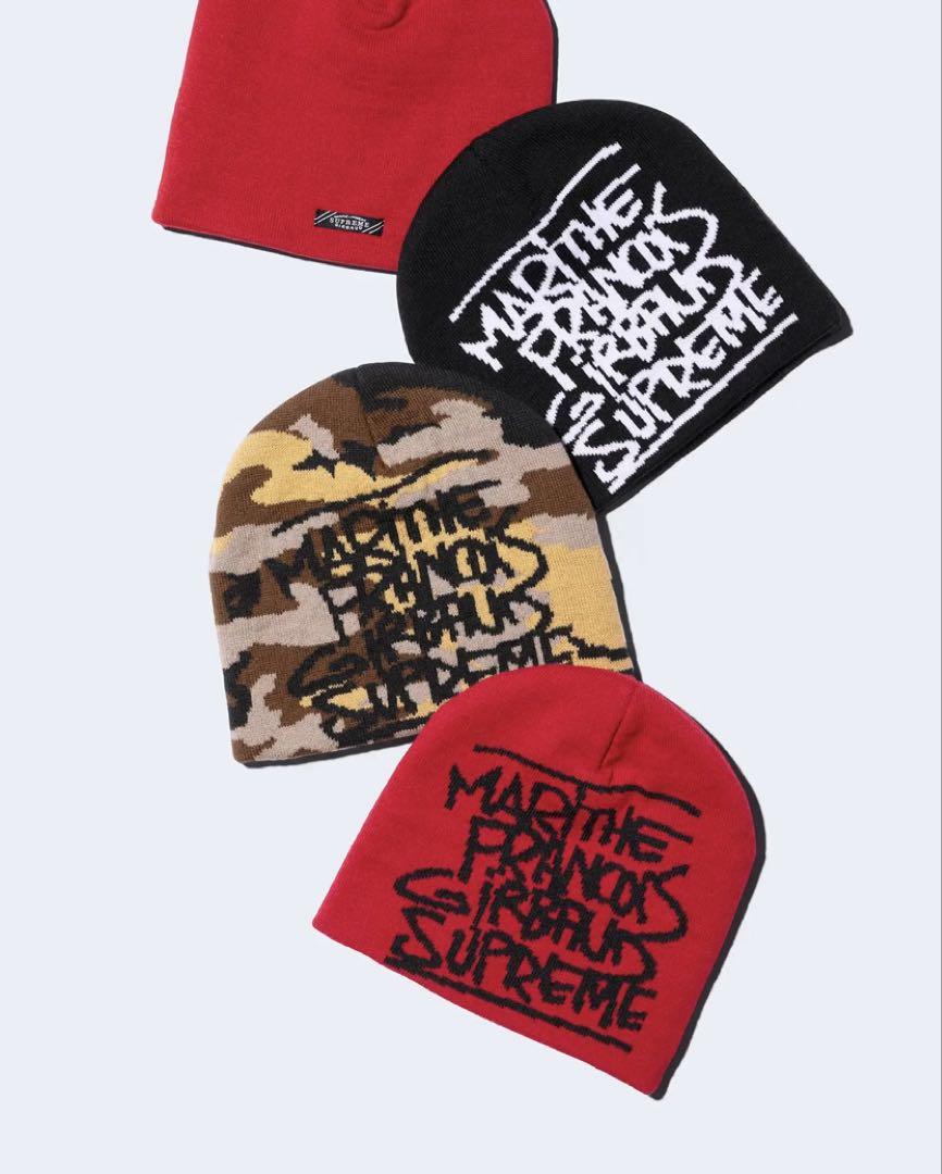 SUPREME ブラック ビーニー