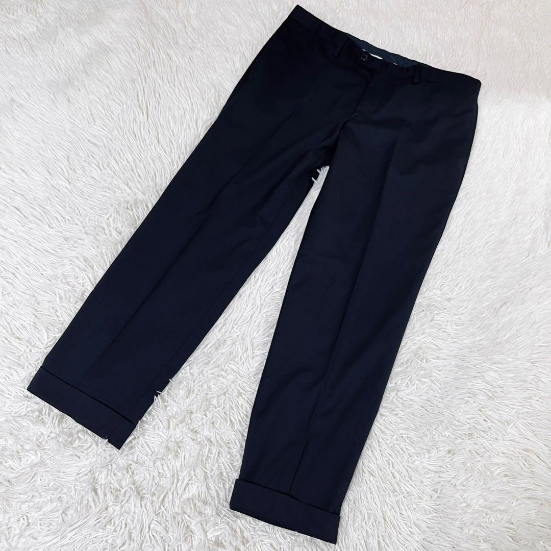 美品 THE SUIT COMPANY スーツ セットアップ ネイビー M