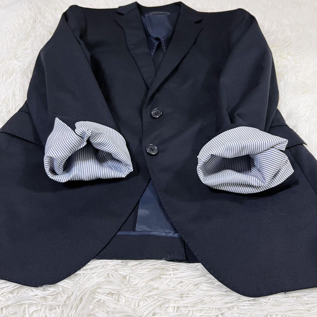 美品 THE SUIT COMPANY スーツ セットアップ ネイビー M