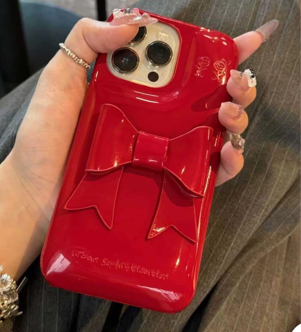 Urban Sophistication iPhone ケース リボン レッド - メルカリ