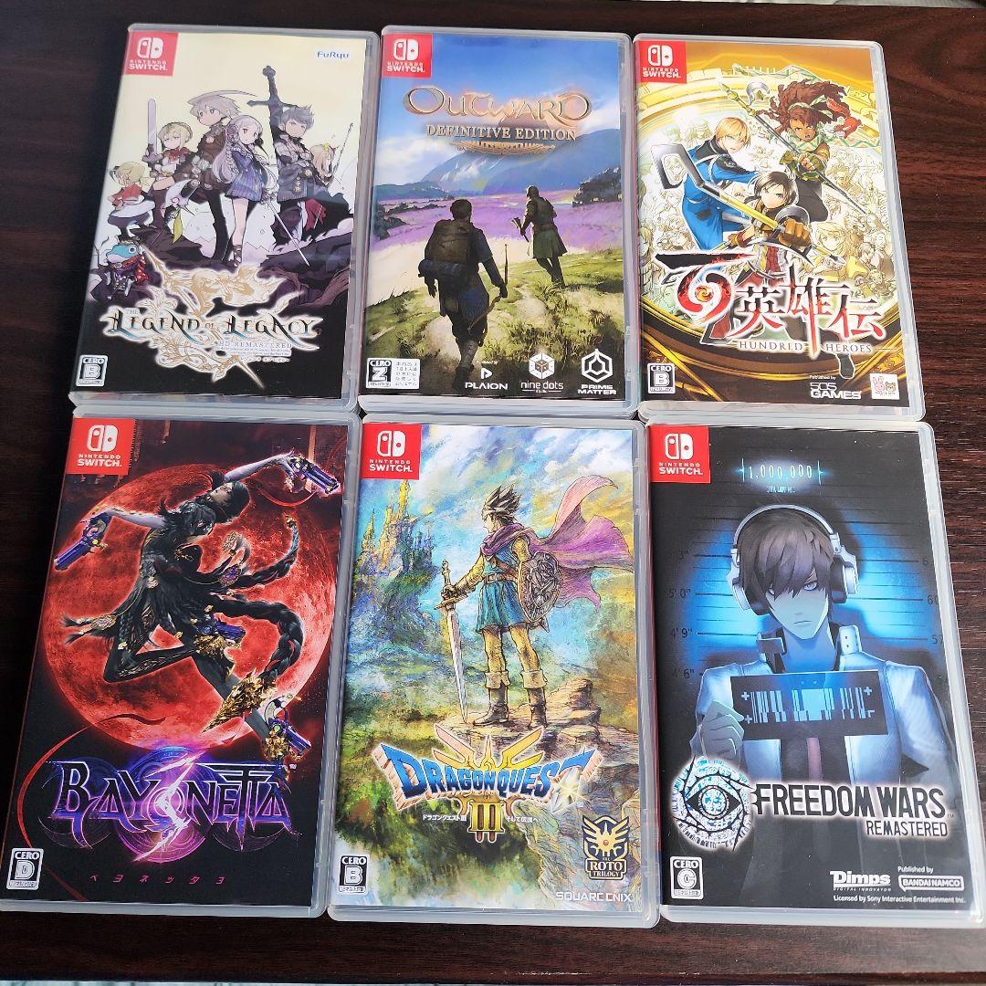 ニンテンドースイッチソフト　6本まとめ売り　ドラクエ3 フリーダムウォーズなど