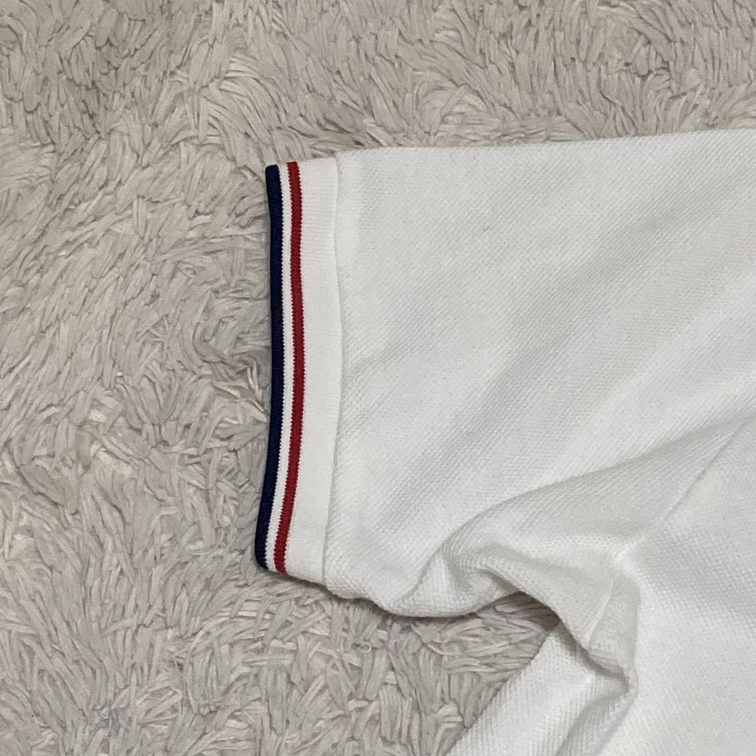 FRED PERRY フレッドペリー【XL】トリコロール 白 紺 赤 ポロシャツ
