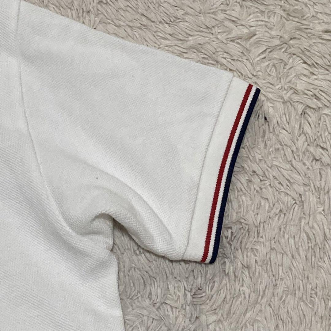 FRED PERRY フレッドペリー【XL】トリコロール 白 紺 赤 ポロシャツ