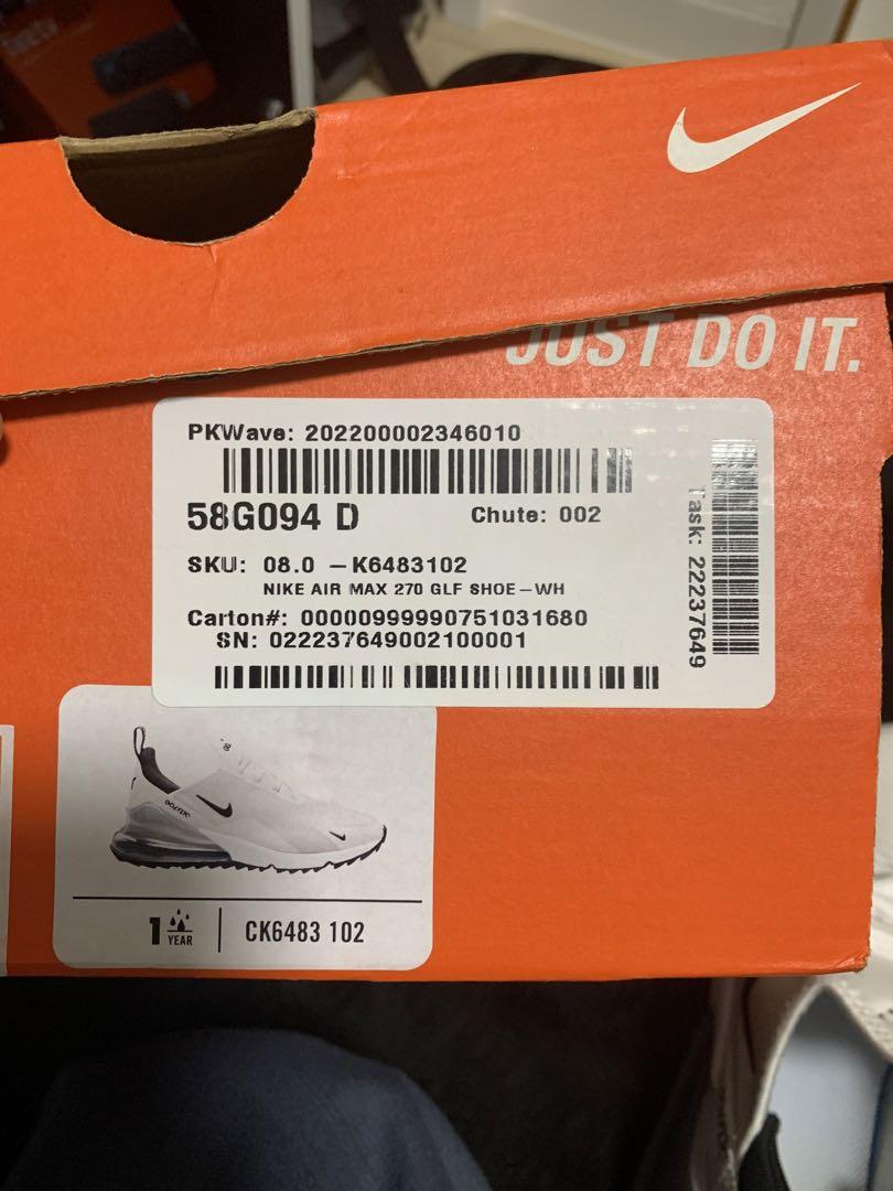 NIKE AIR MAX 270G ゴルフシューズ