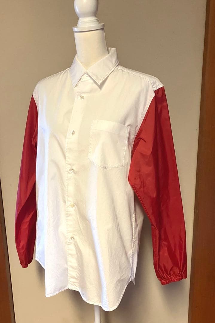 ガンリュウ GANRYU ナイロン切り替えバイ ブラウスジャケット LL GANRYU WWW_HOMU-JOURNEY_COM