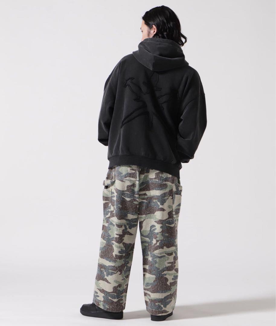 上品なファッション DOUBLE WHITELAND|CAMO KNEE スタイルアップ 武尊着用 PANTS パンツ