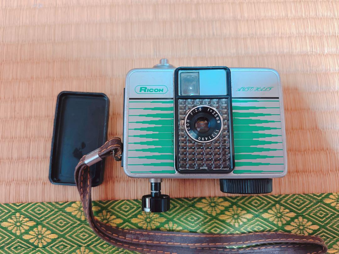 【S2126】 RICOH AUTOHALF E リコー オートハーフ フイルムカメラ】ゼンマイ仕掛けでフイルム巻き上げ自動のカメラ