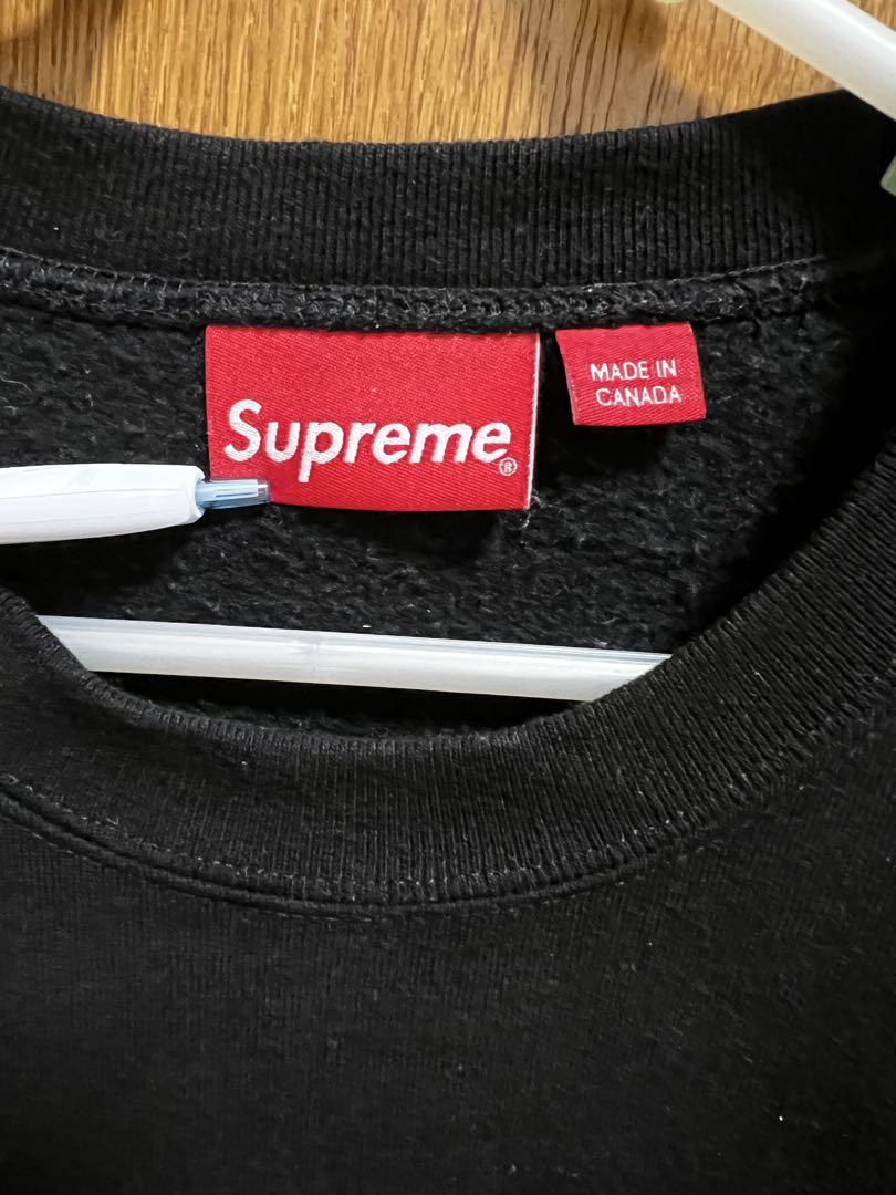 トップス Supreme box logo crew neck