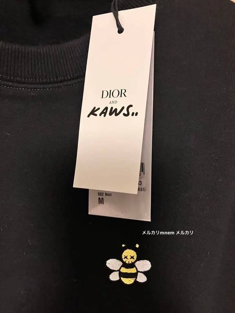 未使用正規品 Dior x KAWS ブラック スウェット M キムジョーンズ 未使用正規品 Dior x KAWS ブラック スウェット M キムジョーンズ