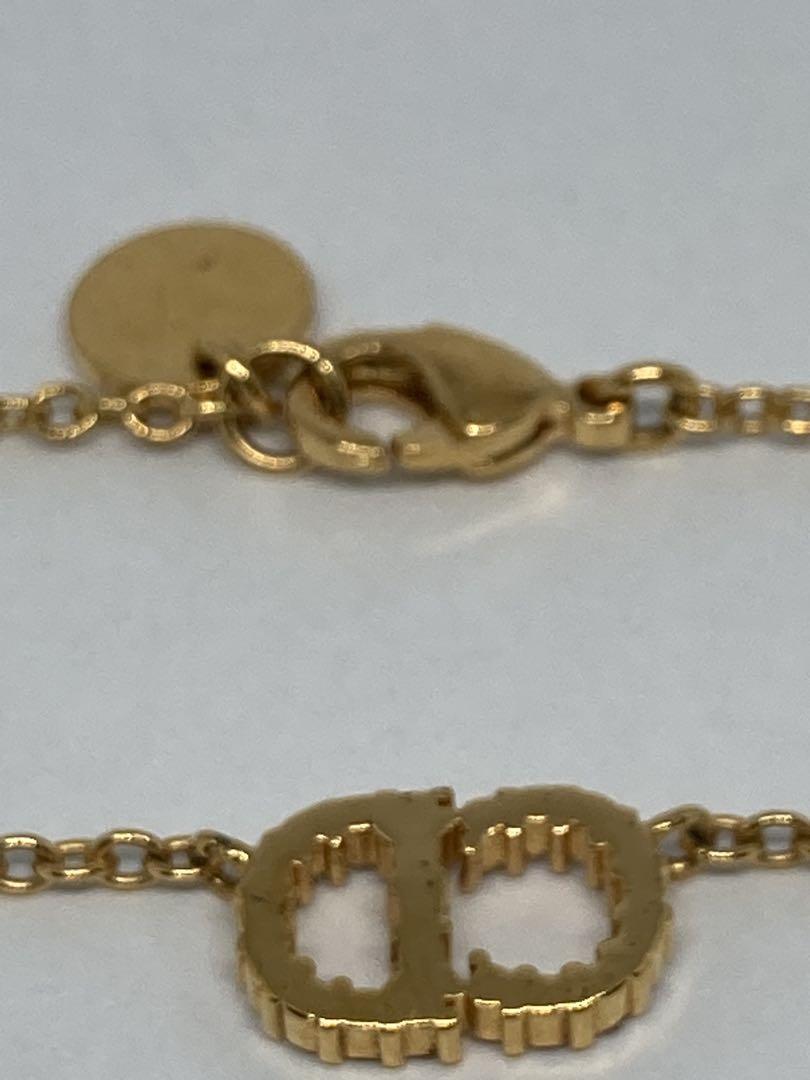 Dior ゴールドクリスタルネックレス