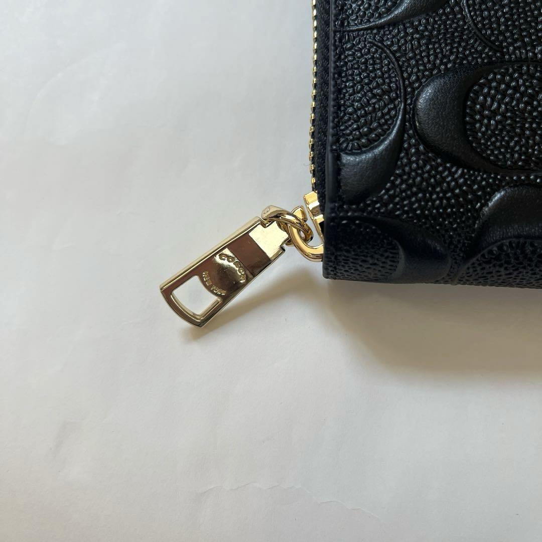 COACH コーチ　長財布 F53834 ブラック　ラウンドジップ　新品未使用