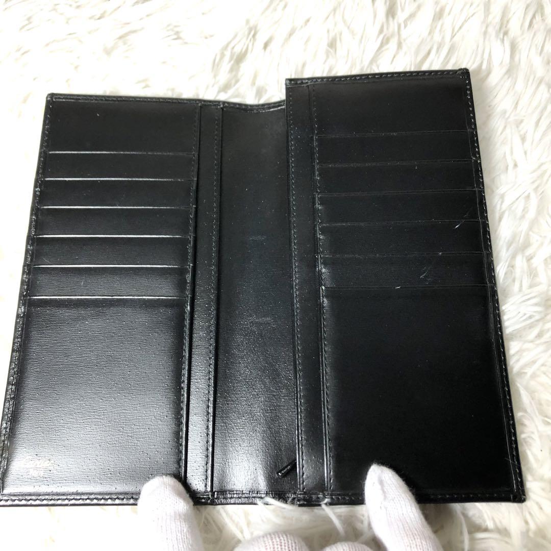 【超美品✨】Cartier パシャ 二つ折り 長財布 レザー 金ロゴ ブラック
