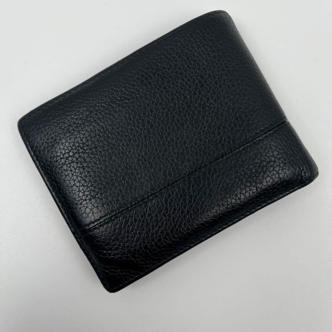 ✨美品✨　BVLGARI OCTO オクト 二つ折り財布 コンパクト　ロゴ金具