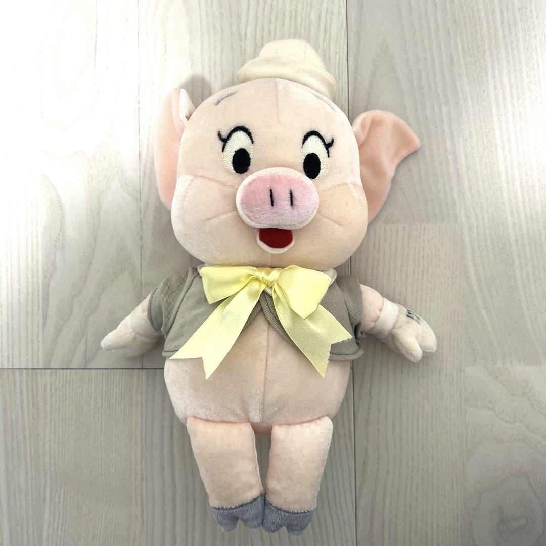 肌触りがいい 激レア】ディズニー メルカリ - 三匹の子ぶた ぬいぐるみ ぬいぐるみ