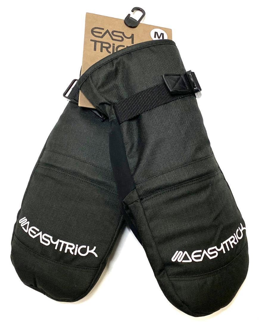 EASYTRICK(M)スノボ用ミトングローブ ブラック EASYTRICK(M)スノボ用ミトングローブ ブラック