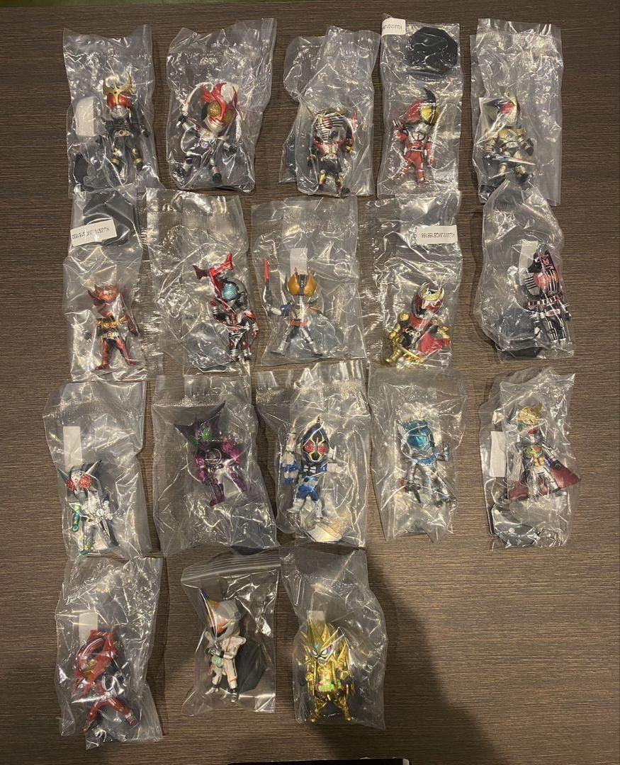 一番くじ　平成仮面ライダー　デフォルメクス　18体セット