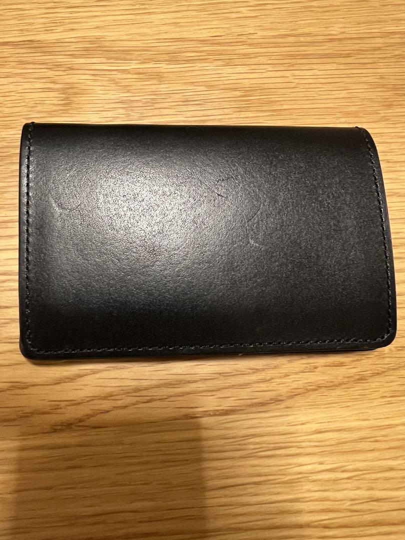 SLOW&CO card case カードケース 名刺入 ブラック レザー 本革