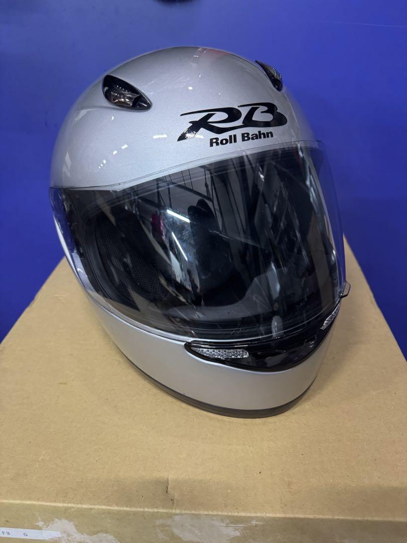 Roll Bahn シルバー フルフェイスヘルメット　YAMAHA YF-5