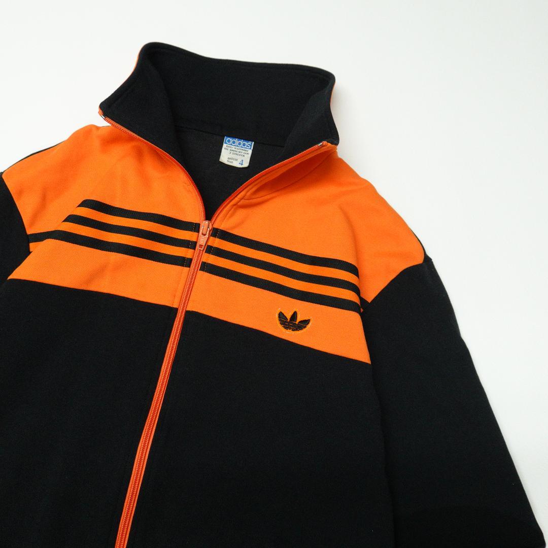 adidas 70s ヴィンテージ トラックジャケット 4 オレンジ デサント
