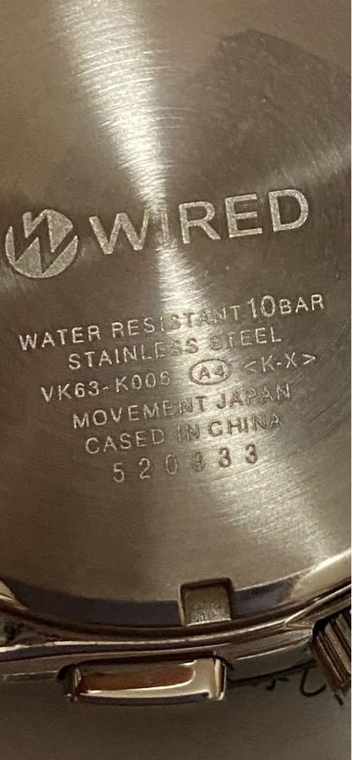 美品SEIKO WIREDワイアード VK63-K006クォーツ