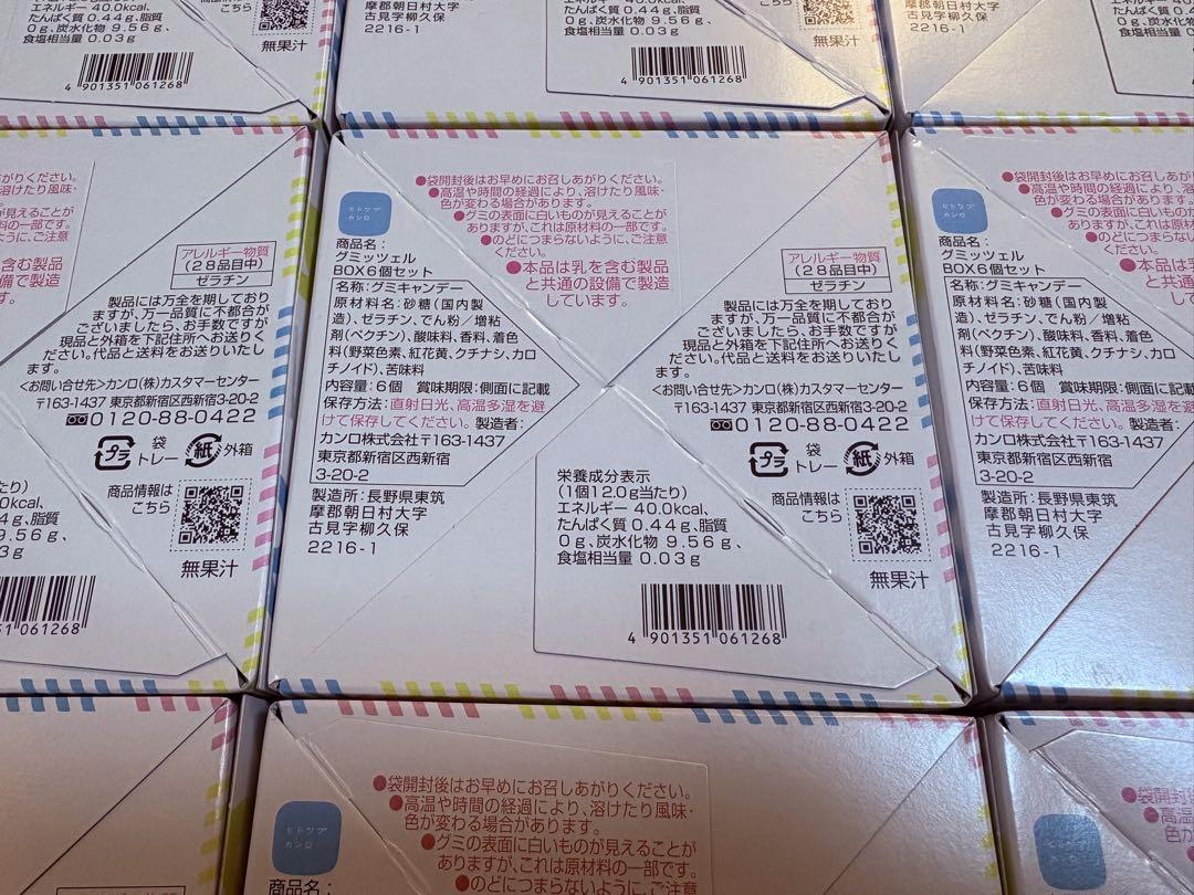 【ヒトツブカンロ】グミッツェルBOX 6個入り9箱セット 箱のまま発送 未開封