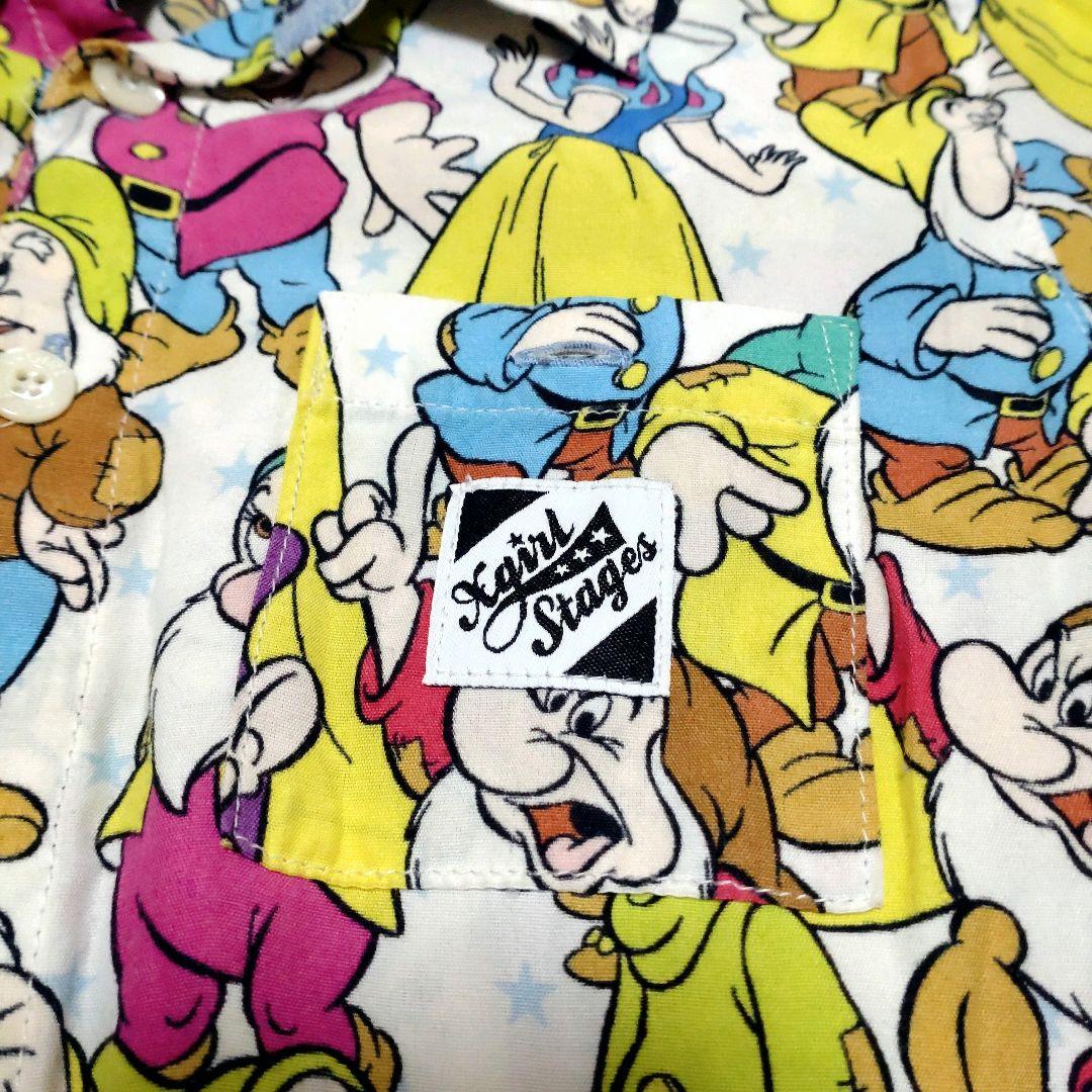 00's Y2K x-girl Disney コラボ　総柄　クロップド丈Tシャツ Amazon | [Bsdsl] 女性Y2k長袖クロップトップフローラル