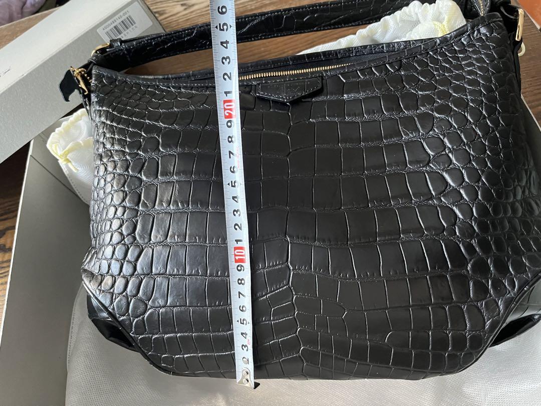 美品 cocolux レザージュエルズ 牛革型押しバック