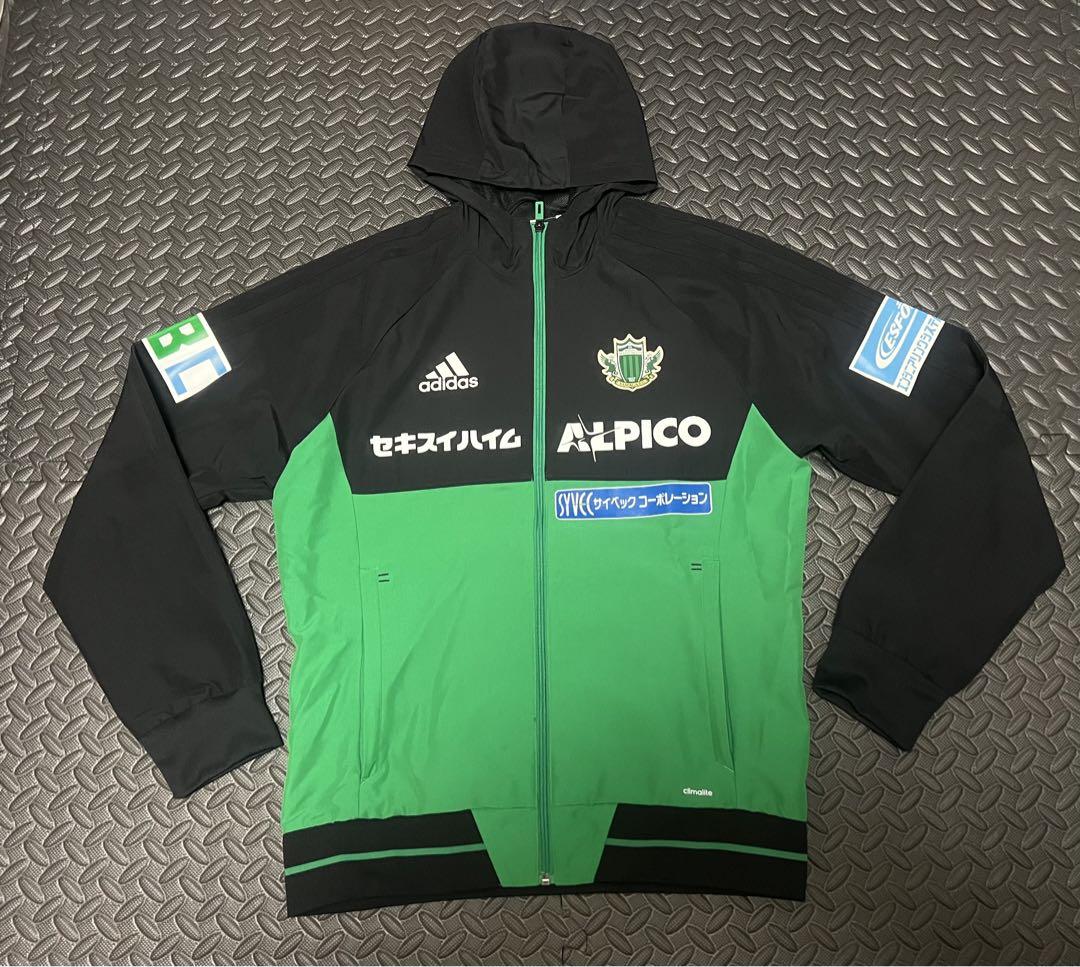 松本山雅　adidas 選手支給　トレーニングジャケット　L