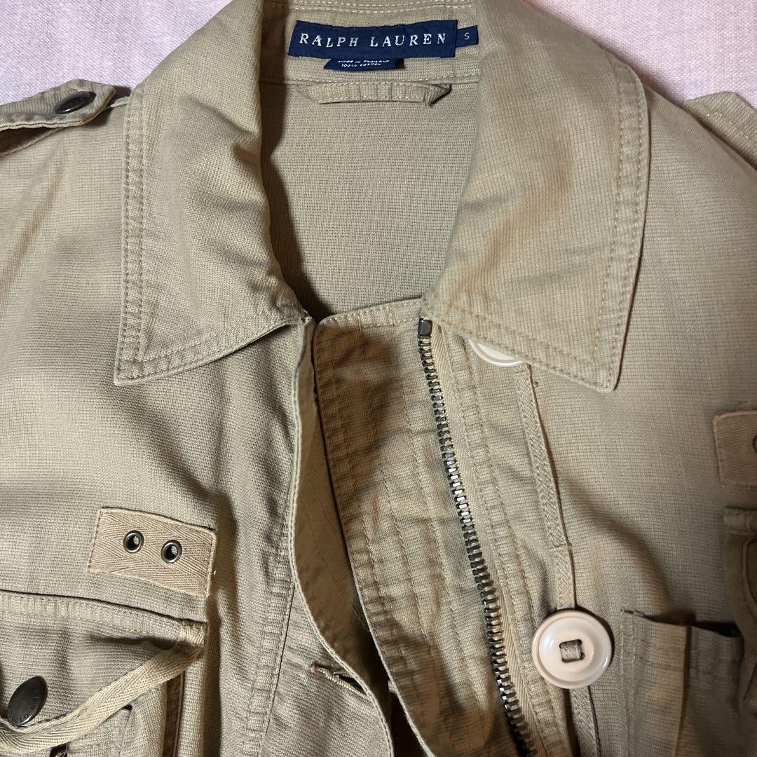 Ralph Lauren ラルフローレン ミリタリージャケット S ベージュ