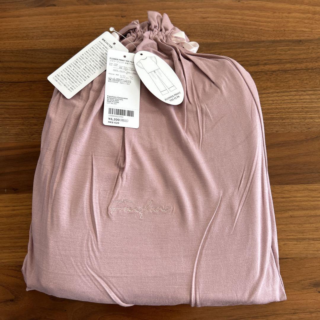 ☆新品☆ Francfranc フラワープリント半袖パジャマ レディース