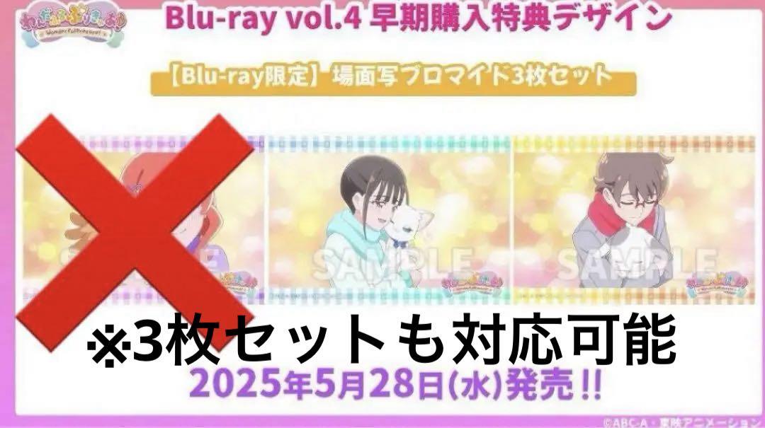 わんだふるぷりきゅあ Bluray4巻 早期購入特典ブロマイド2枚