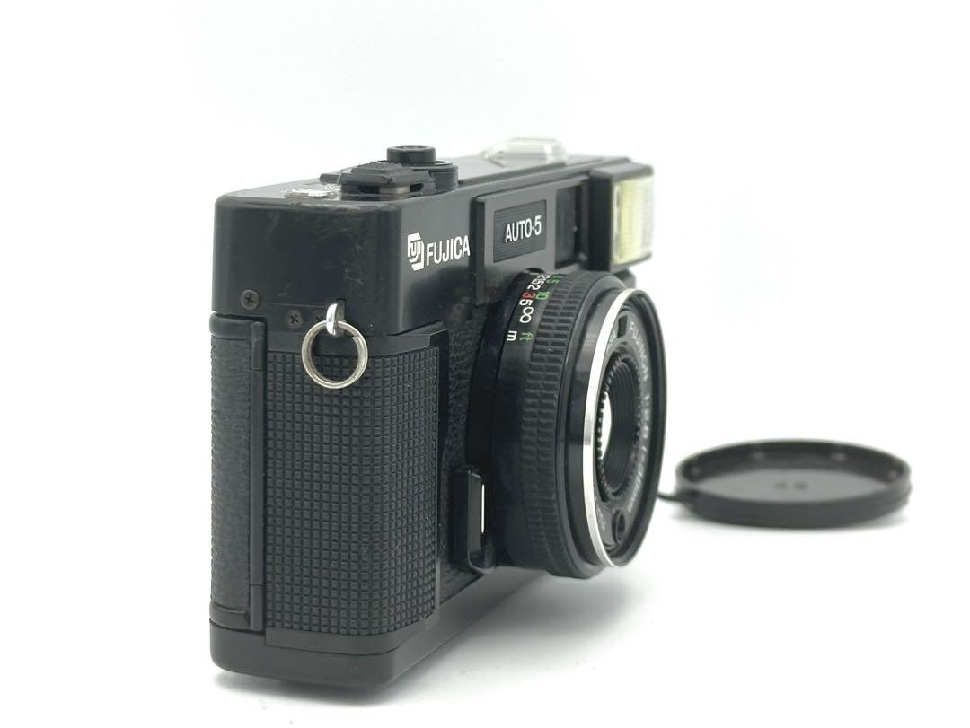完動品】FUJICA AUTO-5 フィルムカメラ 動作確認済み 電池付き