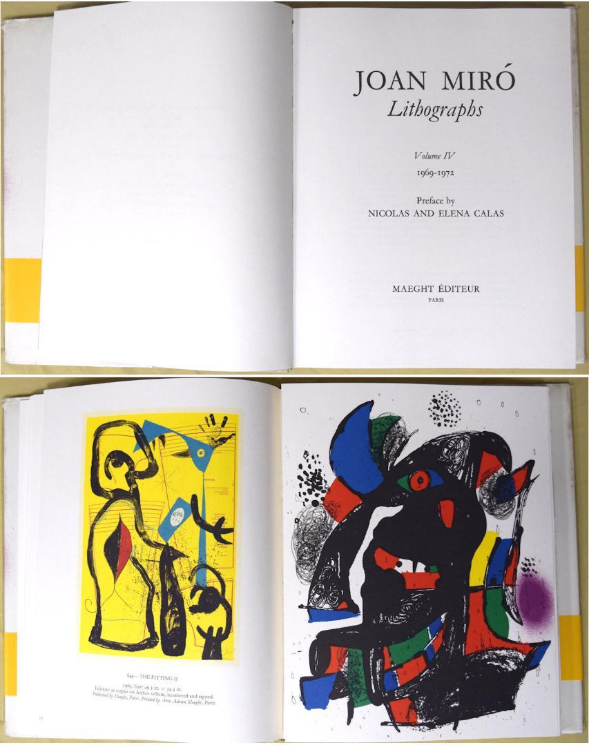 ジョアン・ミロ　リトグラフ版画集　Lithographs １～４セット