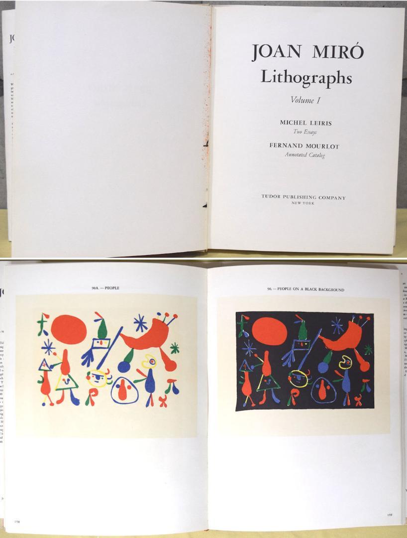 ジョアン・ミロ　リトグラフ版画集　Lithographs １～４セット