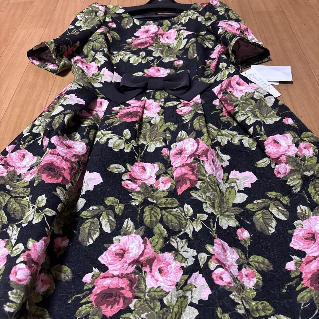 M'S GRACY 花柄 ワンピース 42新品。