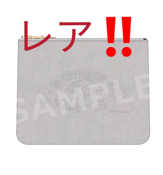 レア！シティーハンター原画展限定　本革ポーチ　冴羽獠　ミニクーパー