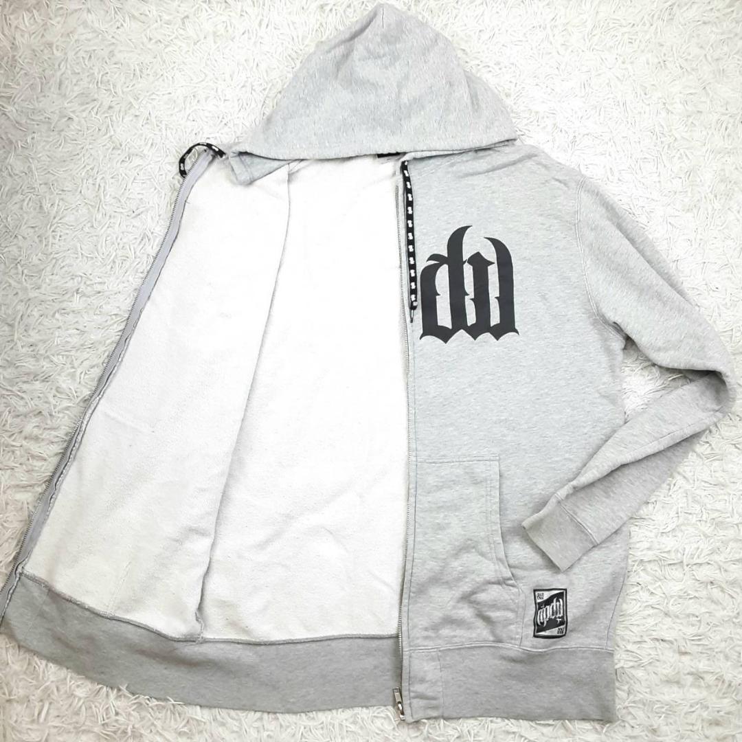 美品◎RIP DESIGN WORXX ripdw ジップアップスウェットパーカ