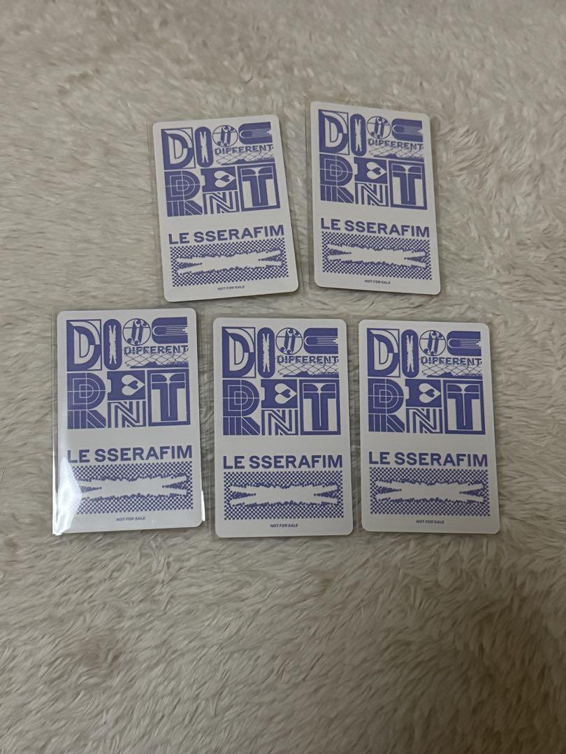 ルセラフィム different weverse 4回目ラキドロ 5枚コンプ lesserafim different weverse 4回目ラキドロ コンプ - メルカリ