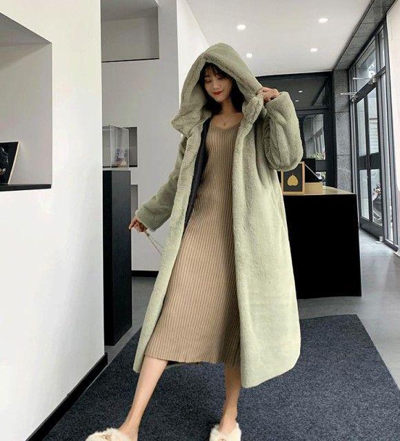 超歓迎好評 New ボリュームファーコートフェイクファー もふもふ 暖かい ボリュームファ Nz7cI-m60410976367 人気得価