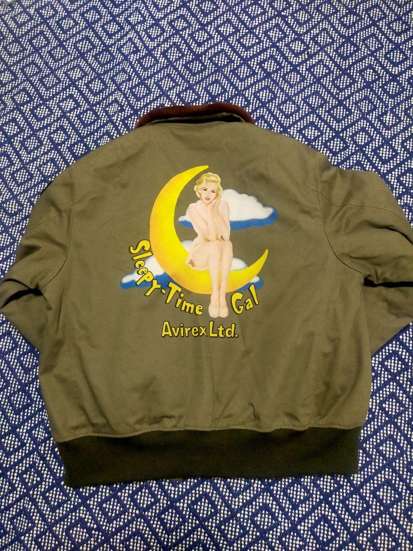Avirex B-15タイプ フライトジャケット Sleep-Time Gal