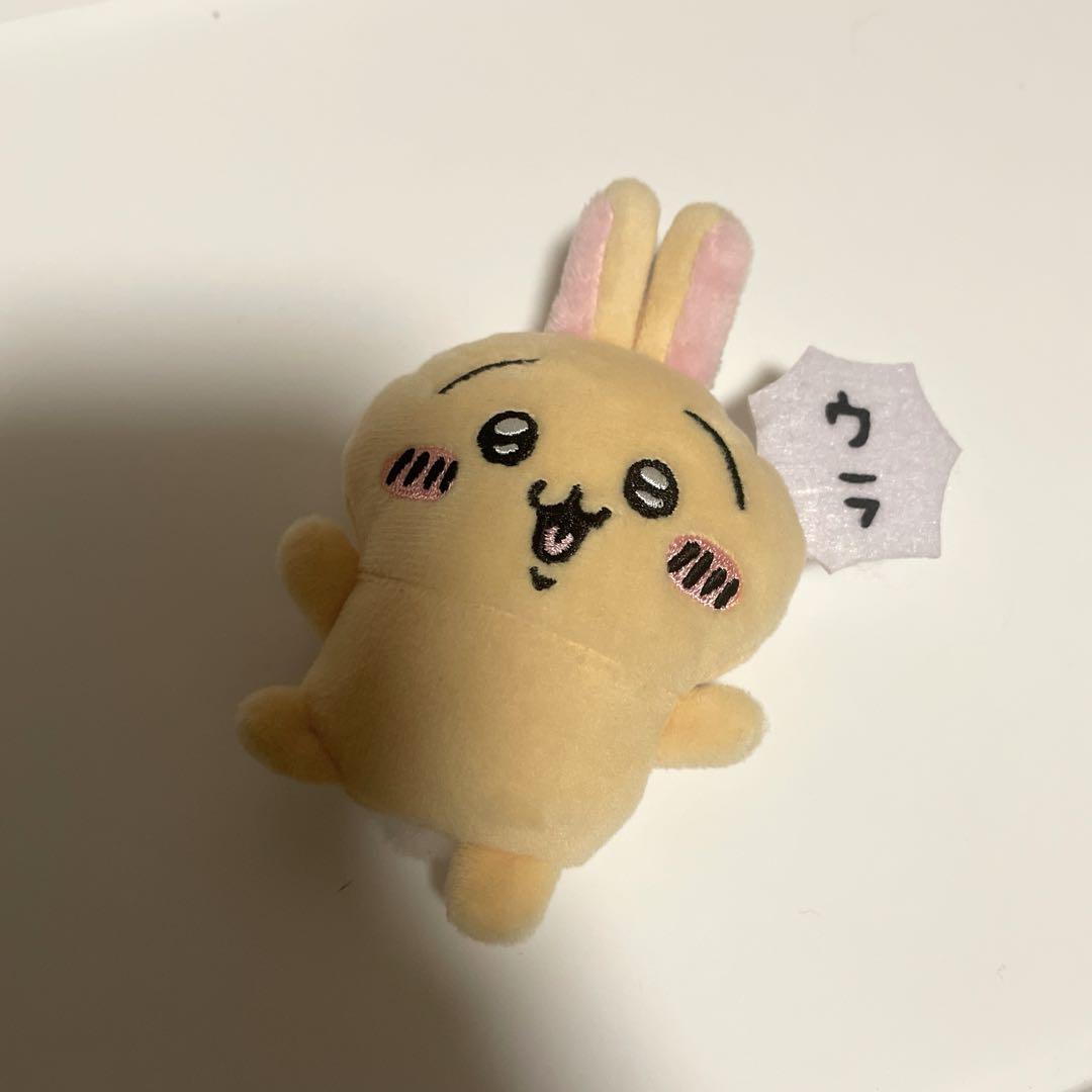ちいかわ なかよしぬいぐるみバッジ うさぎ 東京駅限定 ちいかわ 販促なかよしぬいぐるみバッジ うさぎ