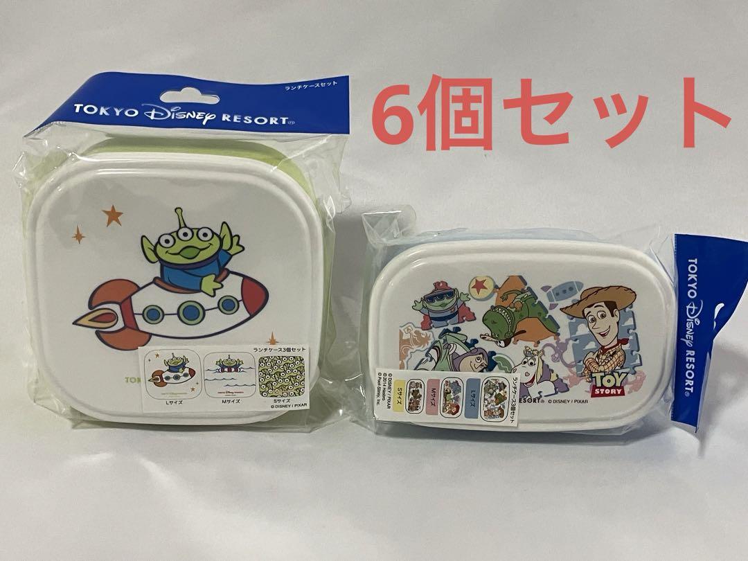 東京ディズニーリゾート ランチケースセット お弁当箱 タッパー 6個セット