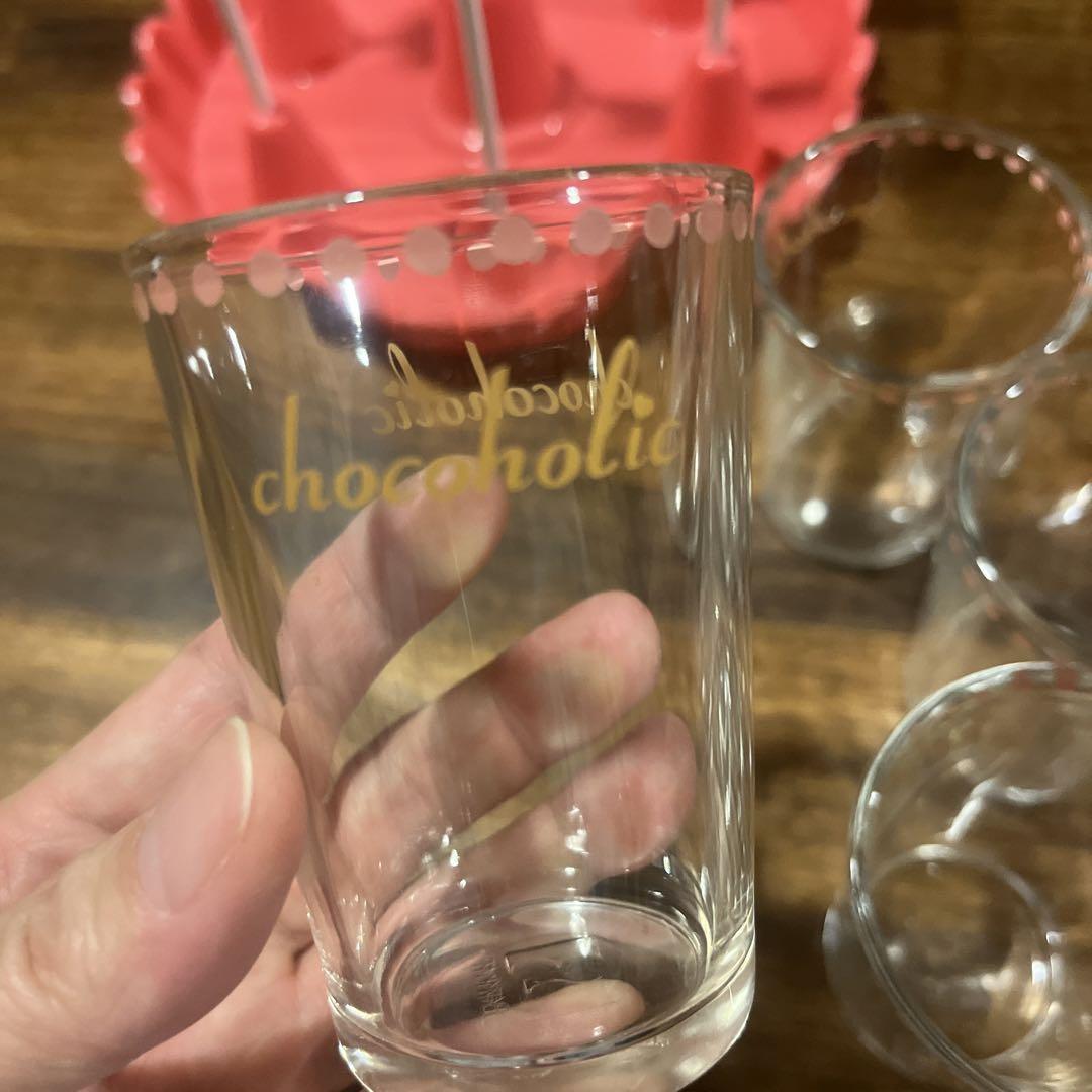 swimmer チョコホリック　グラスホルダー　グラス６個　セット
