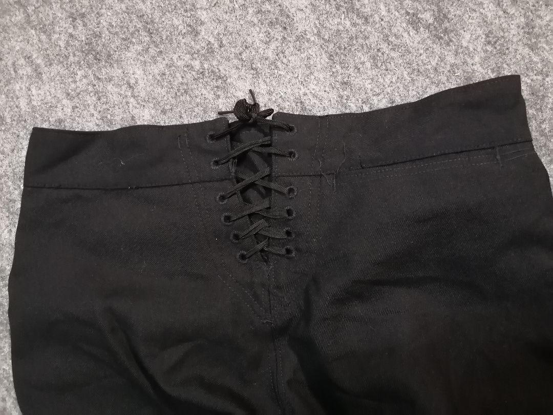 最新作格安 vintage セーラーパンツ フレアパンツ ブーツカット 黒 17 3fkgA-m60414392110 NEW低価