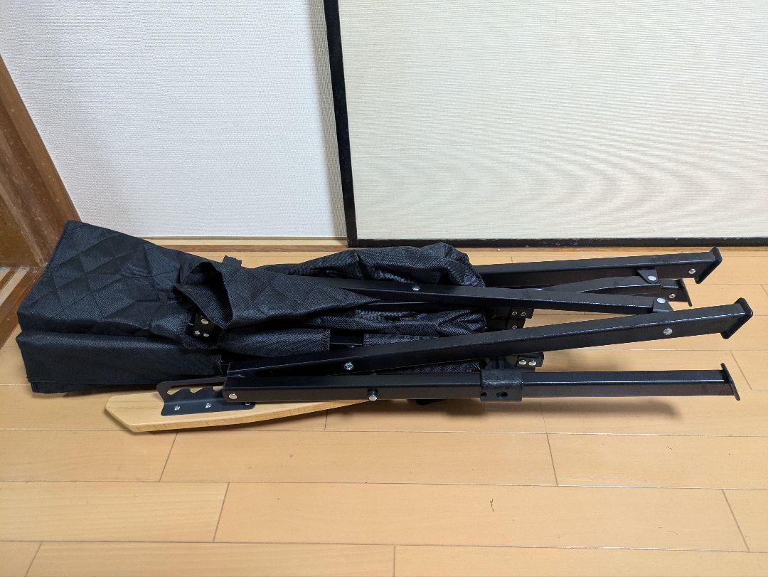 ARURUキャンプ用リクライニングチェア、ヘッドレスト付き4段階傾斜ハイバック