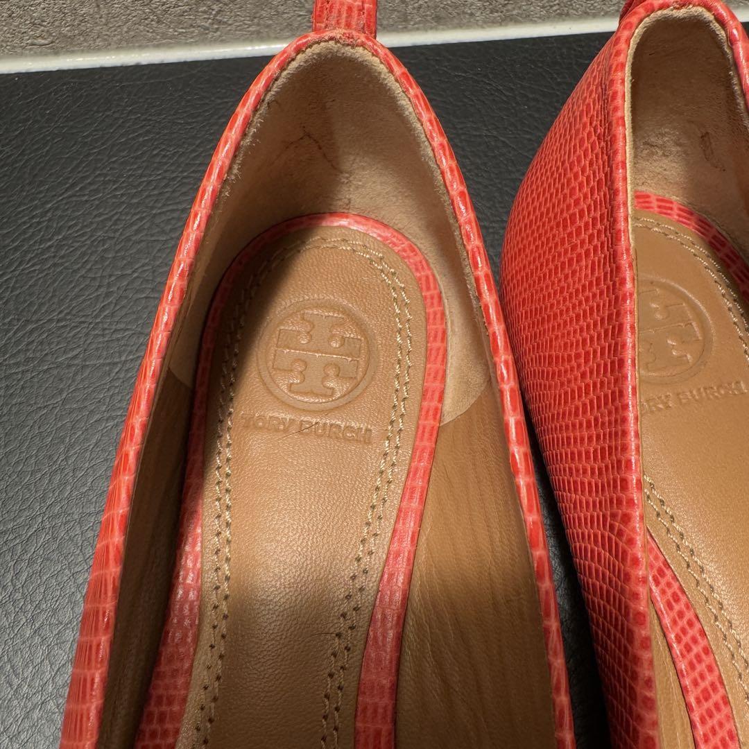 【未使用級】Tory Burch フラットシューズ 型押し 7M