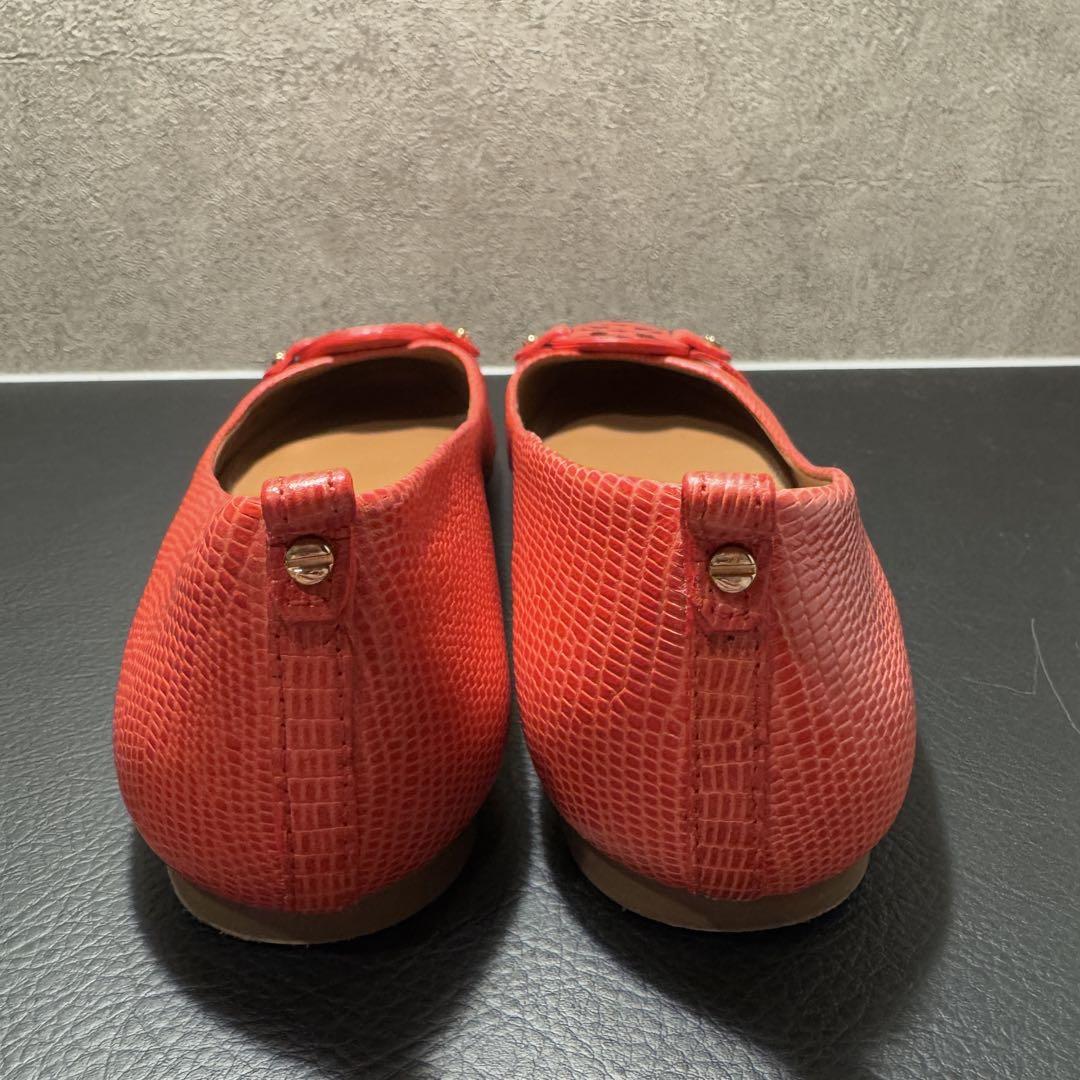 【未使用級】Tory Burch フラットシューズ 型押し 7M
