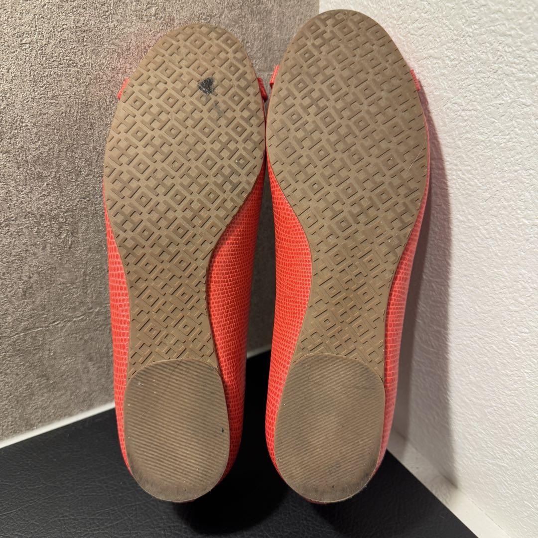 【未使用級】Tory Burch フラットシューズ 型押し 7M