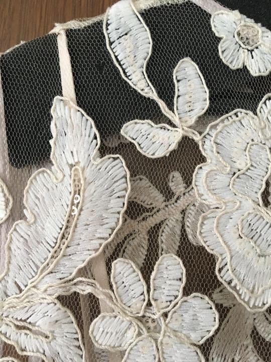 最安値豊富な Grace レース切替刺繍ドレス JvnST-m60418260567 continental お得特価