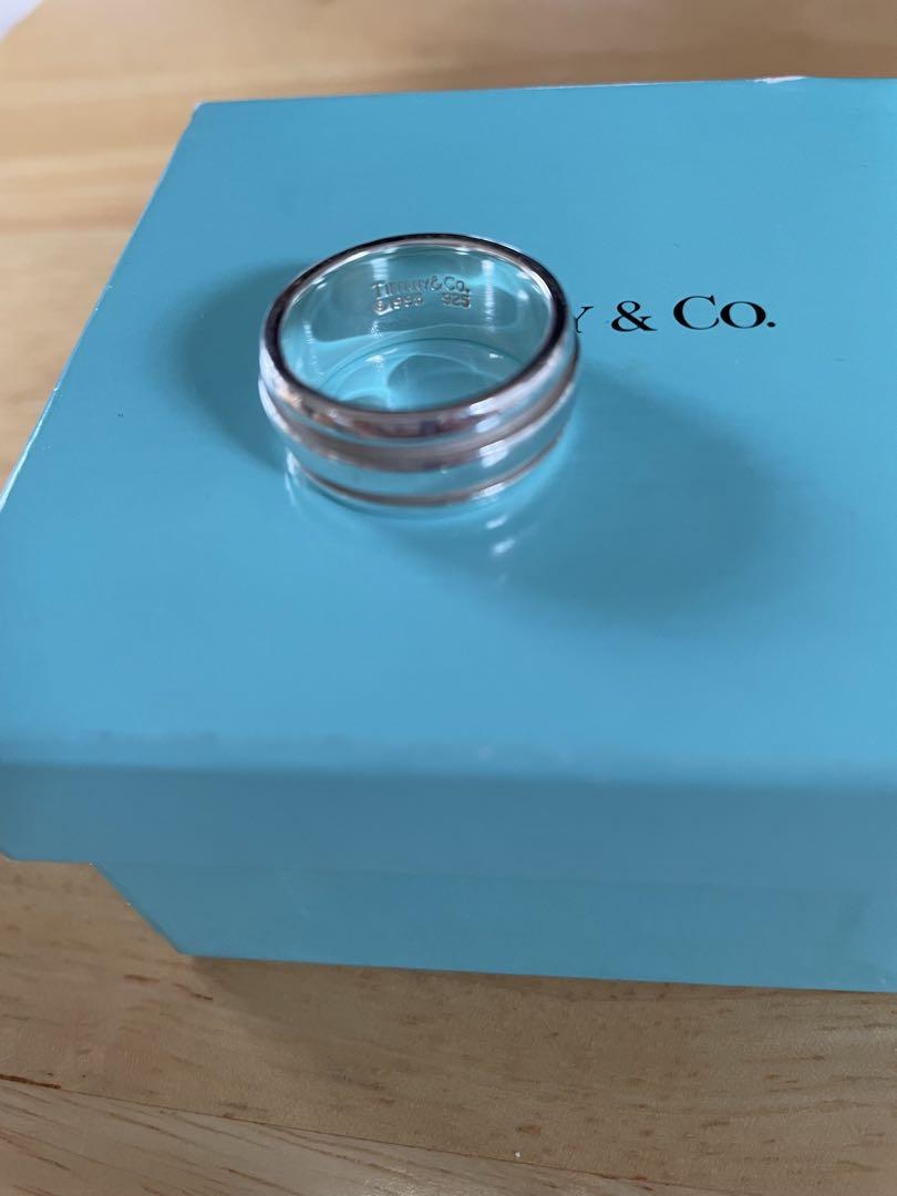 Tiffany & Co. グルーブドダブルラインリング 16号 - メルカリ